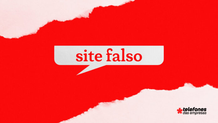 Golpe do Site Falso